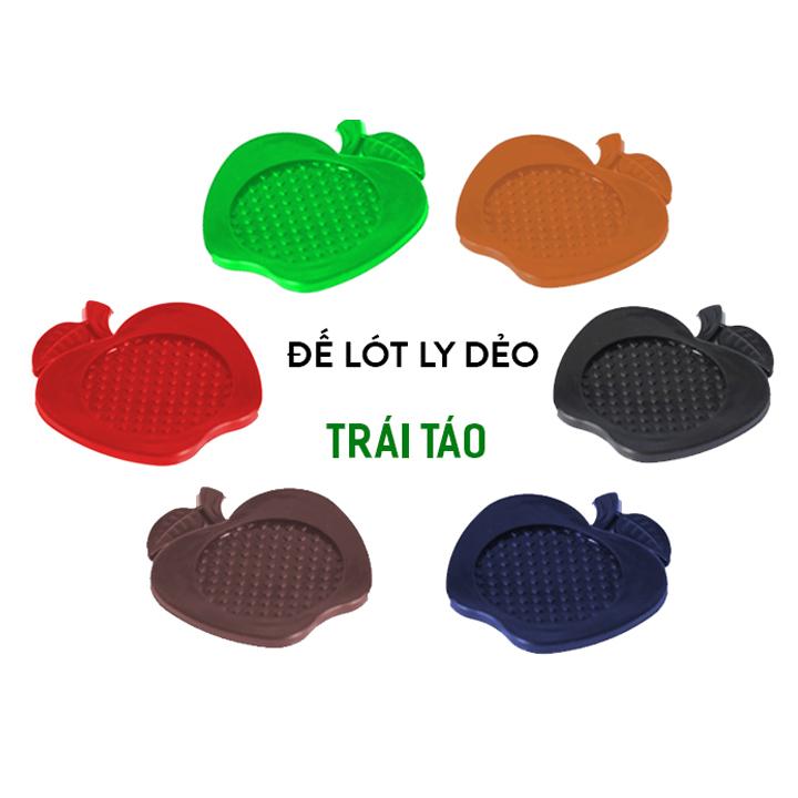 Bộ 5 miếng đế lót ly Rico (Đỏ)