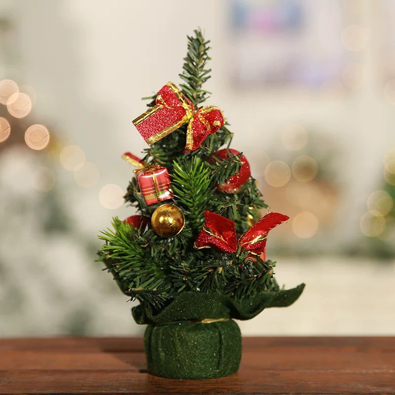 Cây thông noel nhí cao 20cm để bàn Mini