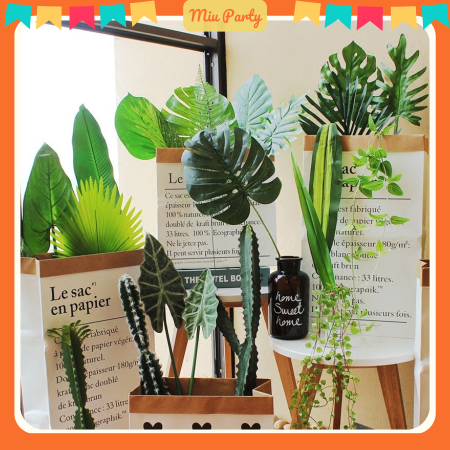 [TPHCM] Lá Cây Decor,Trang Trí Sinh Nhật Miu Party