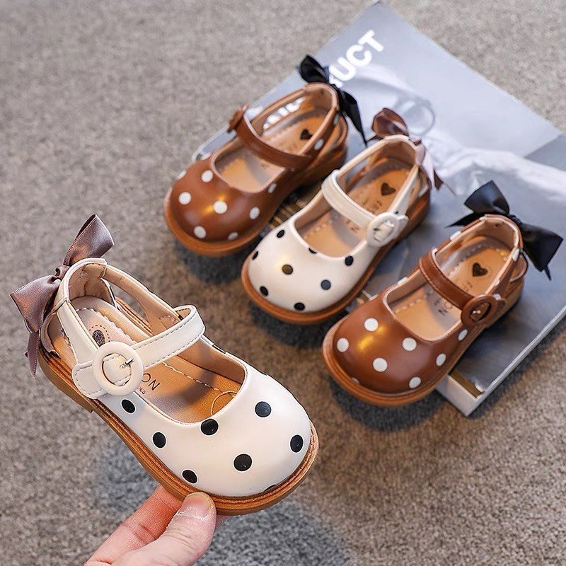 Sandal giày búp bê chấm bi MG Baby dễ thương cho bé gái SD001W, Giay tre em, Dep cho be gai, Giày đẹp cho bé, Dep quai hau cho be - TOP sản phẩm BabyMall Vietnam