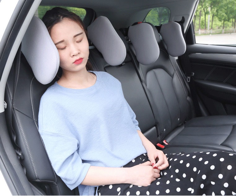 Gối tựa đầu khi ngủ trên xe ô tô thế hệ mới - gối tựa đầu ô tô - gối tựa đầu xe hơi