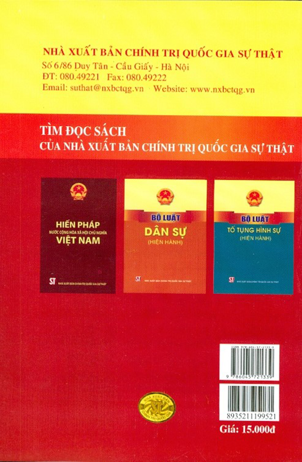 " Luật Thi Hành Tạm Giữ, Tạm Giam (Hiện Hành)"