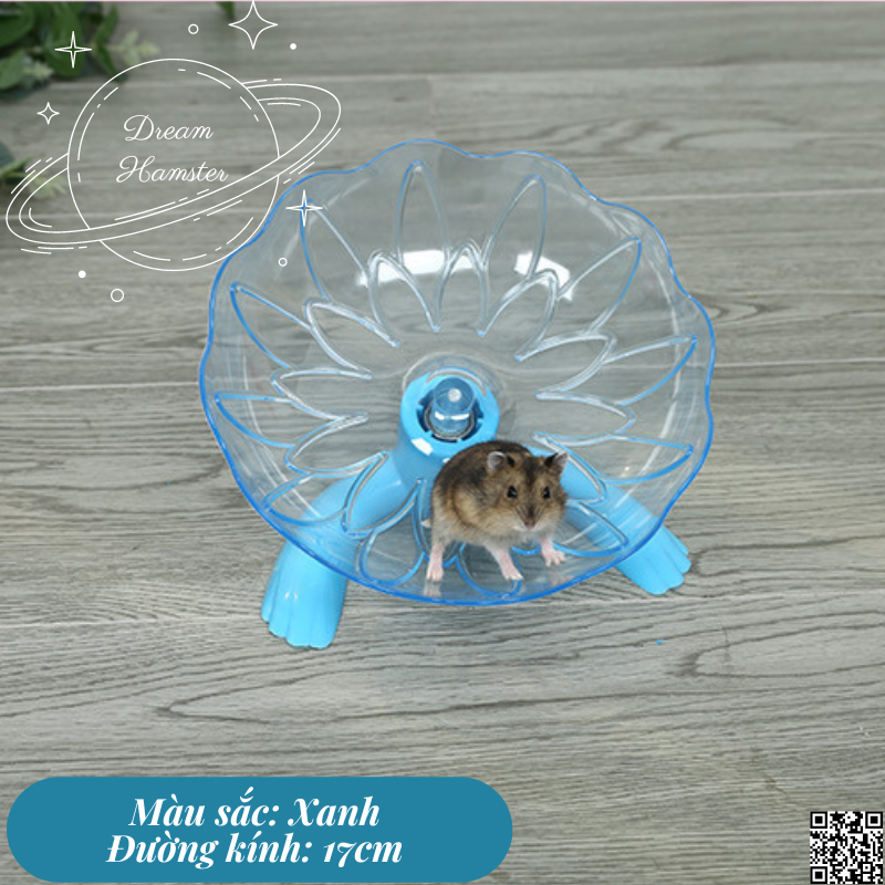 Đĩa bay hoa Boer 17cm cho Hamster