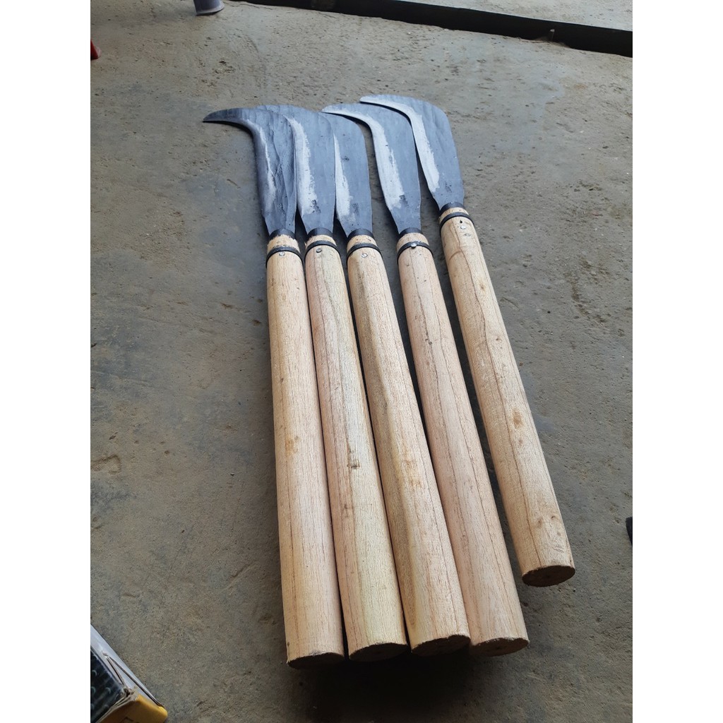 [TOP 1 LAZADA] Dao phát chuôi gỗ dài 70 phân lưỡi cong sắc lẹm phạt cực phê