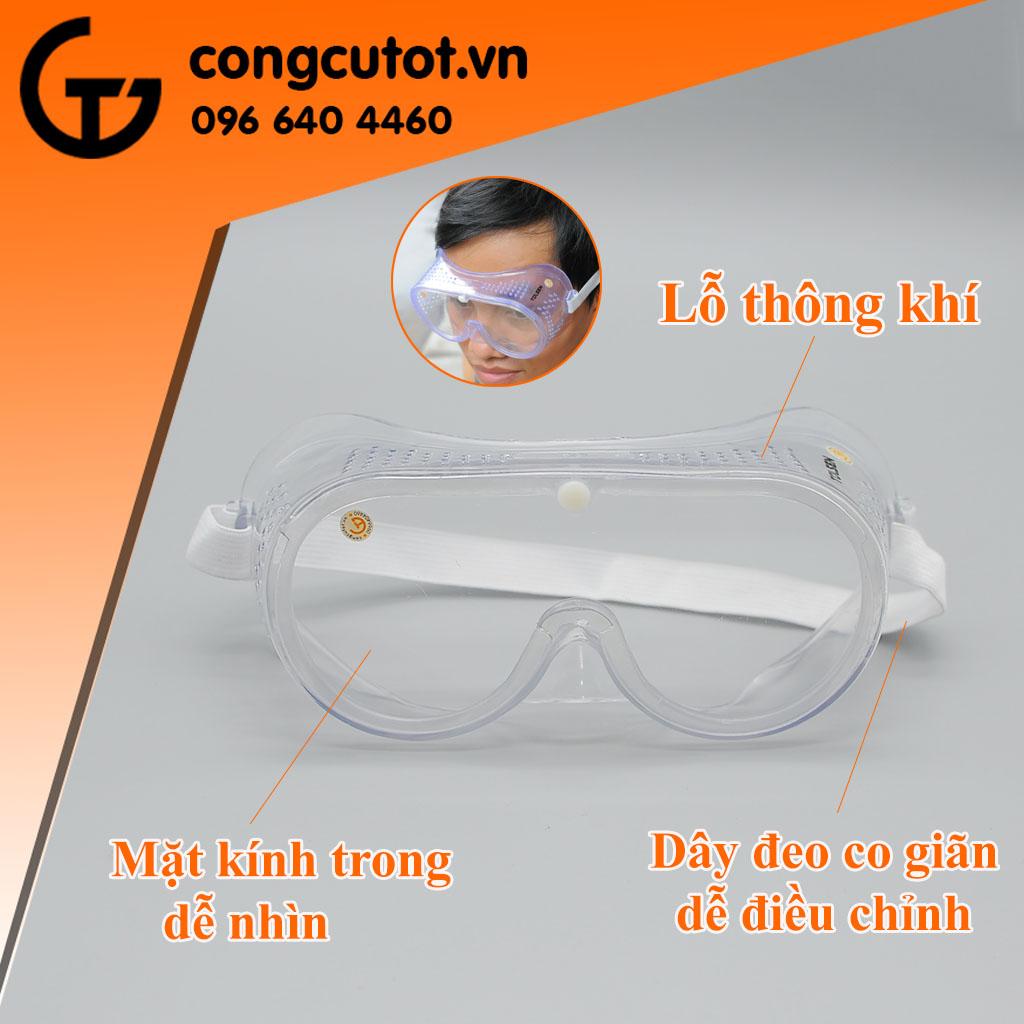 Combo 2 chiếc Kính bảo hộ lao động Tolsen