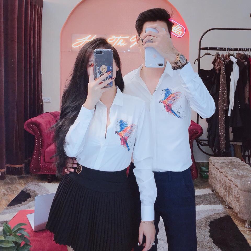 ÁO SƠ MI CẶP ĐÔI THỜI TRANG 2020