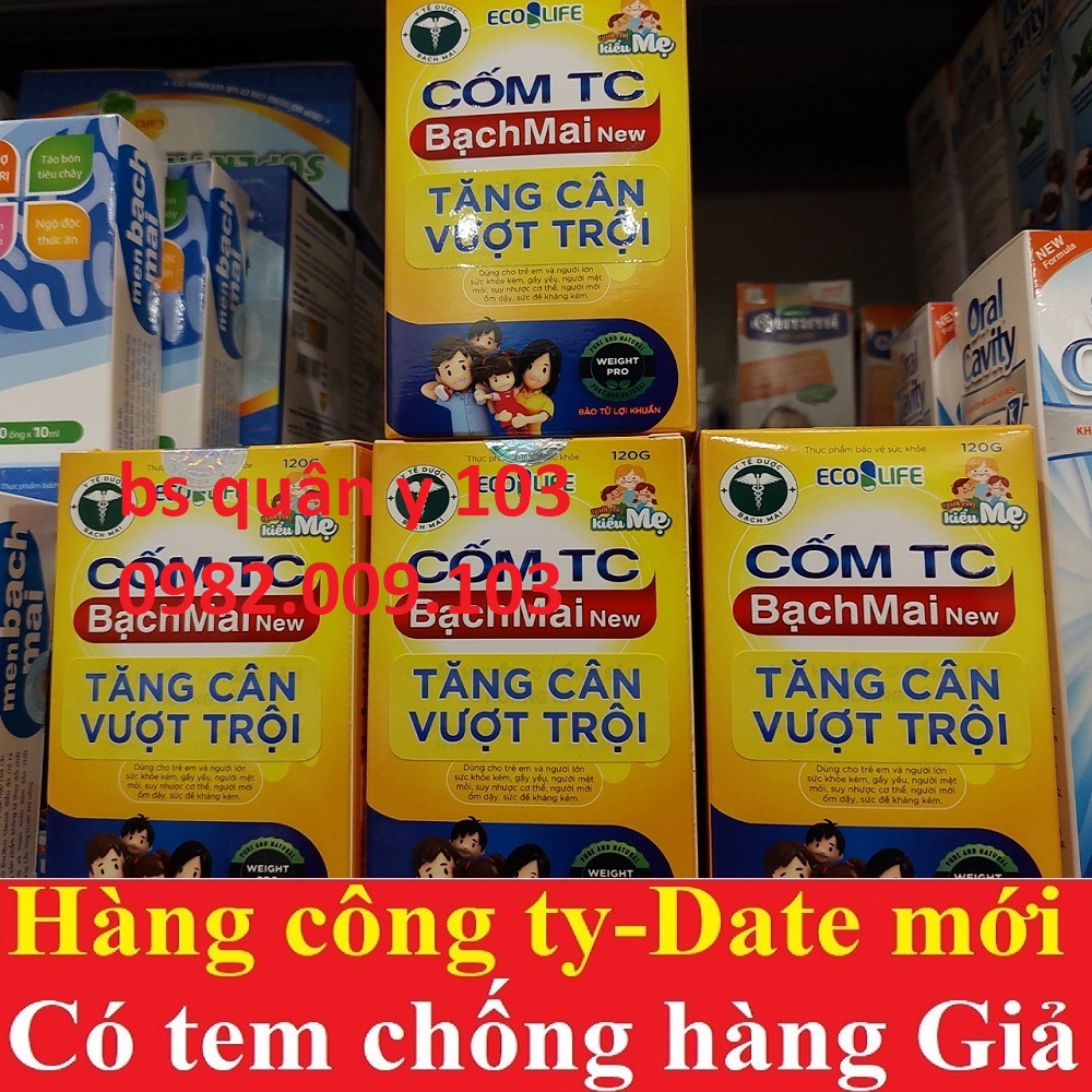 cốm tăng cân bạch mai TC NEW plus 120g