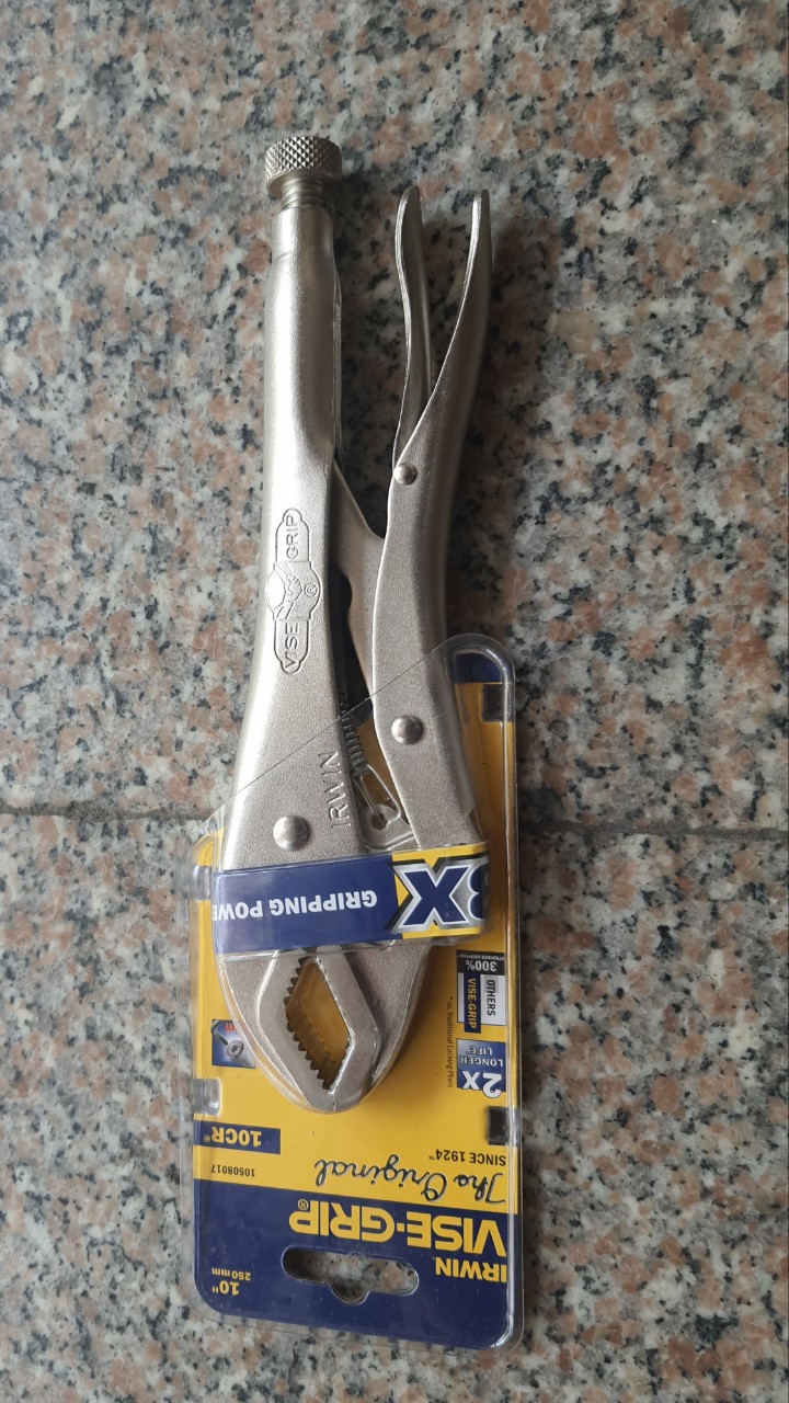 Kềm Bấm IRWIN Cao Cấp 10 in Miệng Vuông