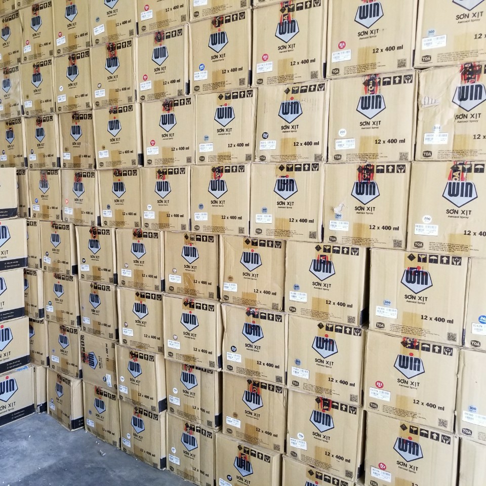 Sơn phun dạng xịt bóng đủ các màu [ rẻ vô địch ]