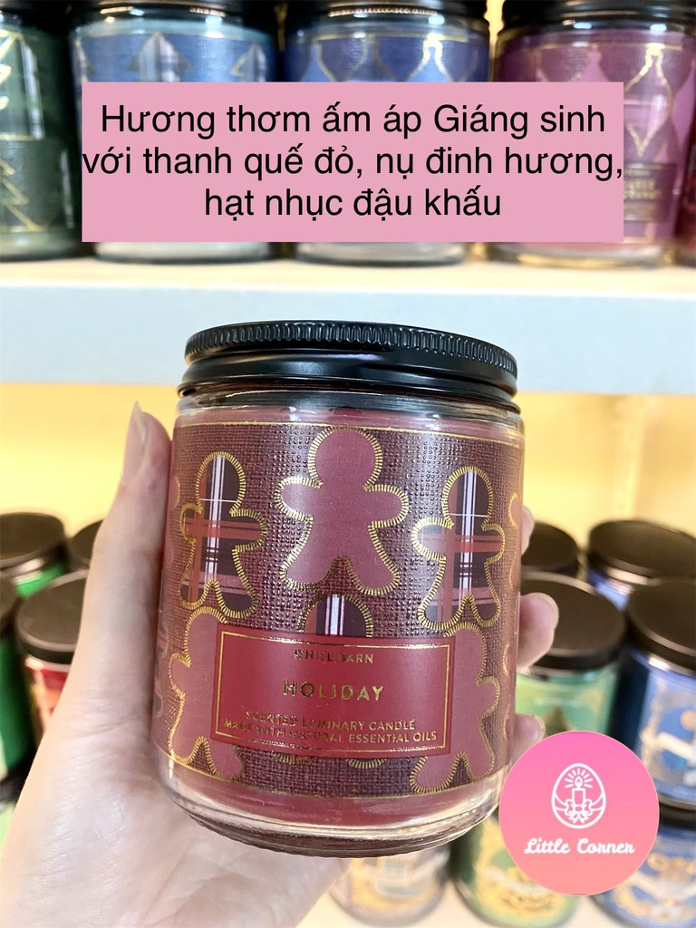 Nến thơm 1 bấc BATH AND BODY WORKS BBW 198g - Noel - Link 2
