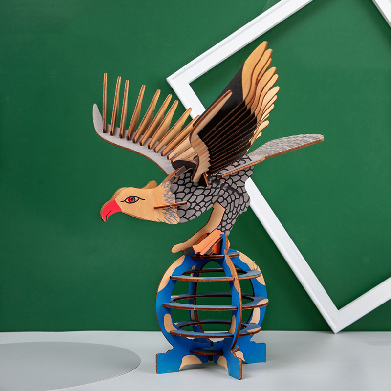 Đồ chơi lắp ráp gỗ 3D Mô hình Đại Bàng Eagle LC-GE008