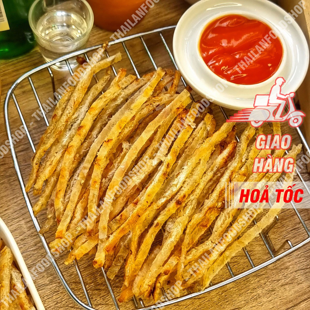 Khô Cá Thiều Cắt Sợi Nha Trang - Lon 300gr