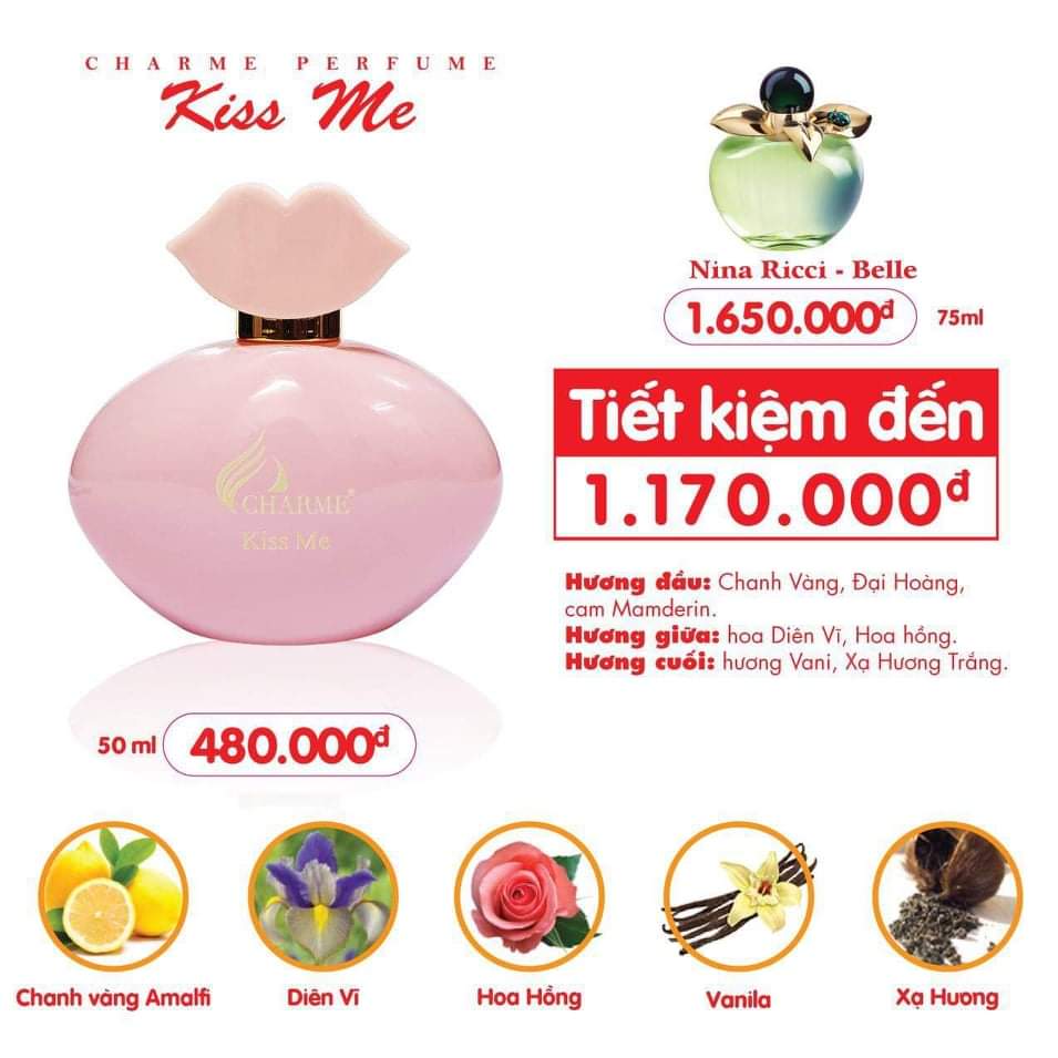 Nước hoa kiss me 50ml