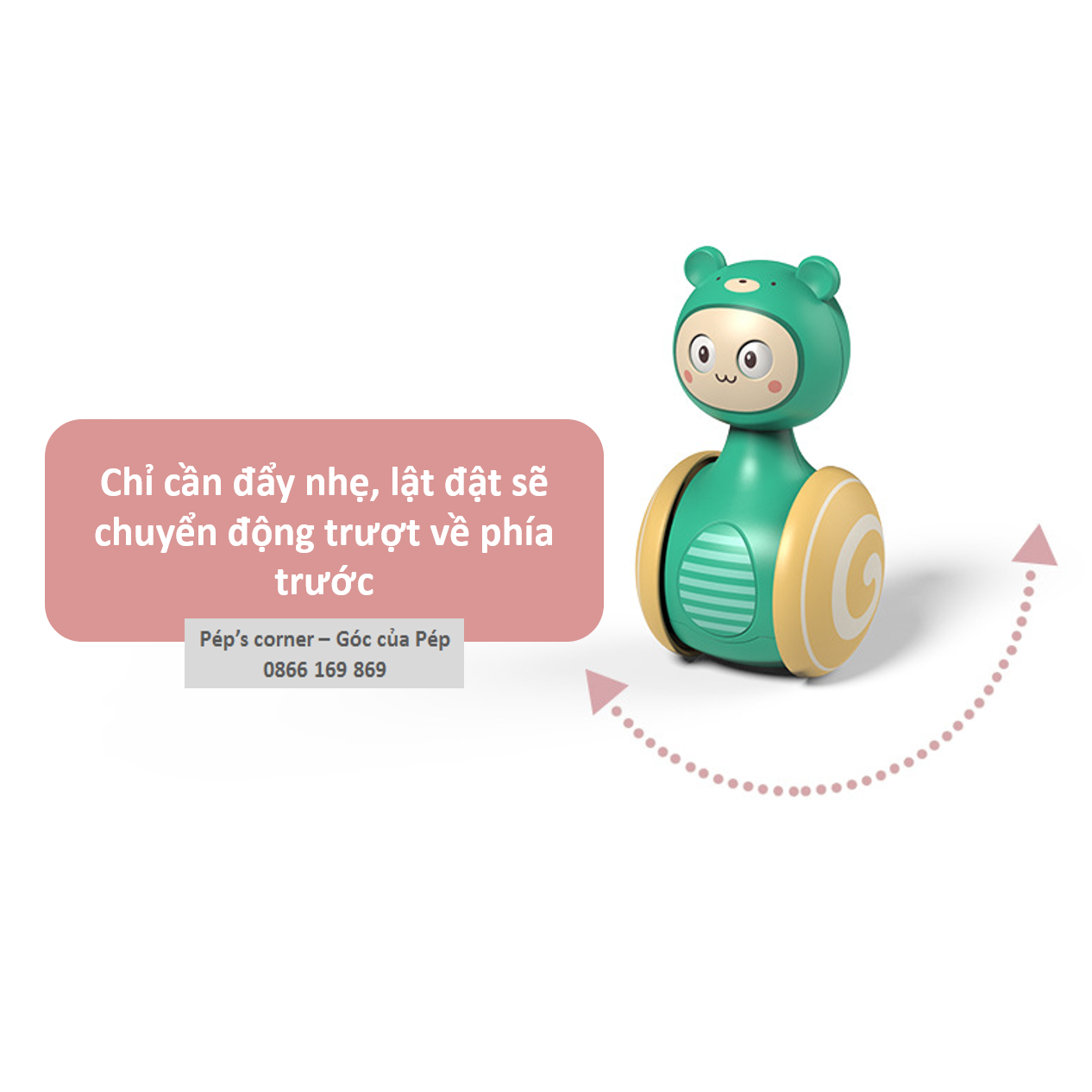 Lật đật biết trượt biết chớp mắt siêu xinh