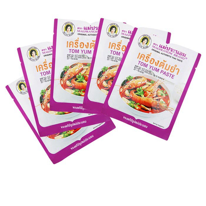 Sốt Lẩu Thái Tom Yum Paste Mae Pranom (Original AuthenticThai Taste) Gói 50g
