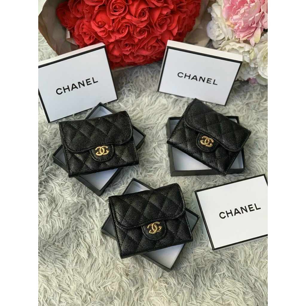 Ví Channel mini cầm tay fullbox size 12cm