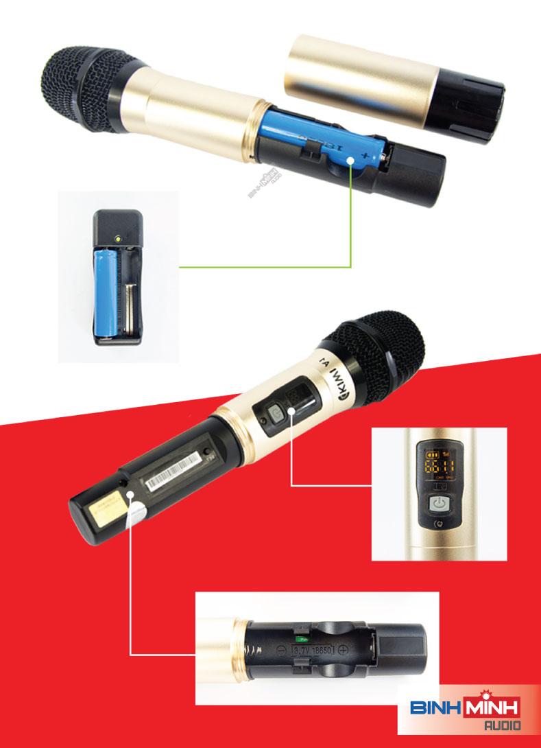 Micro không dây KIWI A1 - Hàng chính hãng
