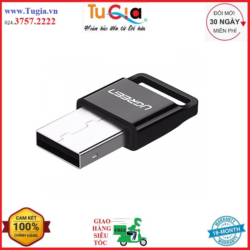 USB Thu Bluetooth 4.0 Cao Cấp Ugreen 30524 - Hàng Chính Hãng