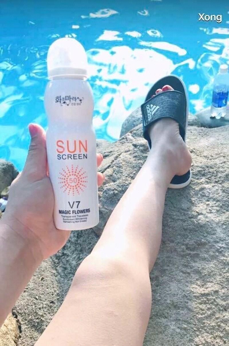 [HCM]Kem xịt chống nắng SunScreen V7 SPF 50++ Hàn Quốc