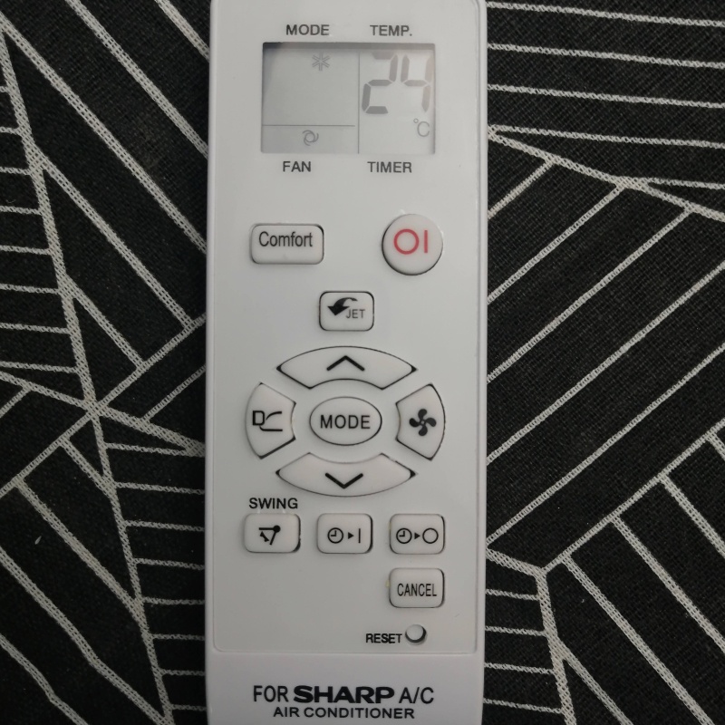 Điều Khiển Remote Máy Lạnh SHARP CRMC-A907JBEZ ( Ít Nút) Bảo Hành Đổi Mới 1 Tháng