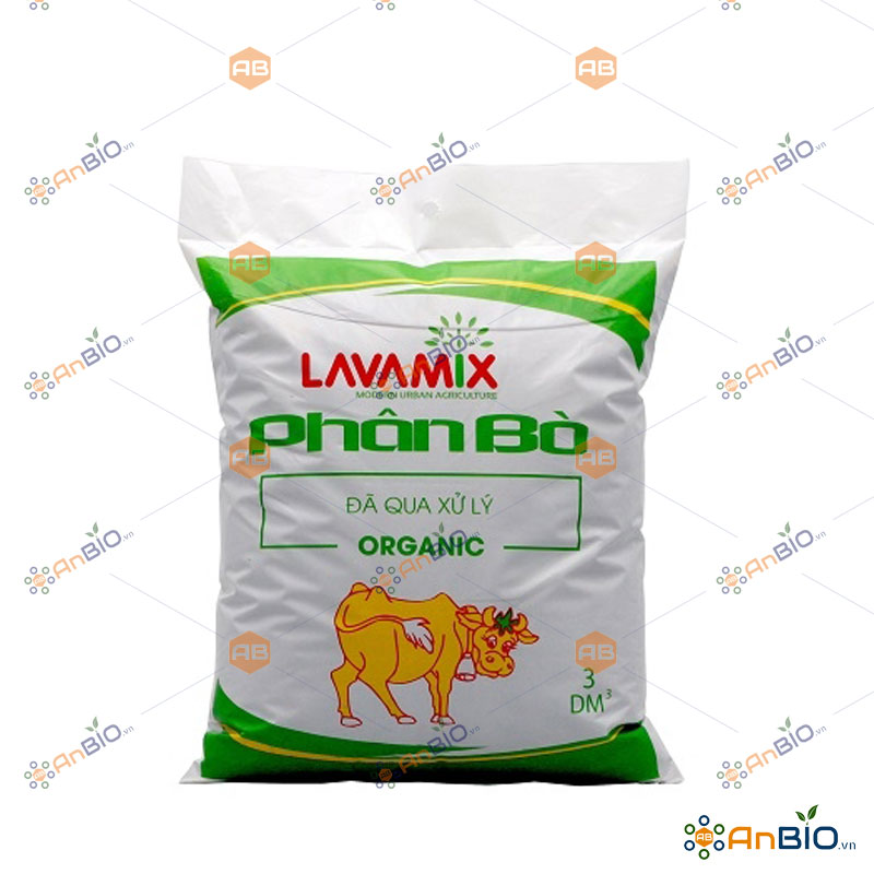 Phân bò đã qua xử lý lavamix gói 3 lít