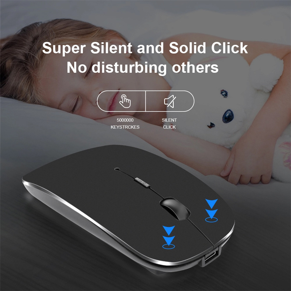 Chuột Bluetooth không cần đầu thu không dây 6 phím kết nối Bluetooth (6D)