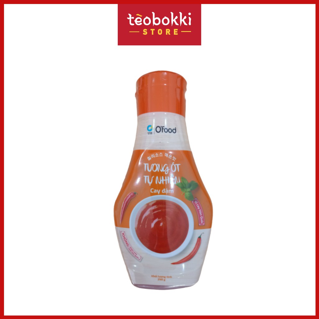 Tương ớt tự nhiên O'food 250g