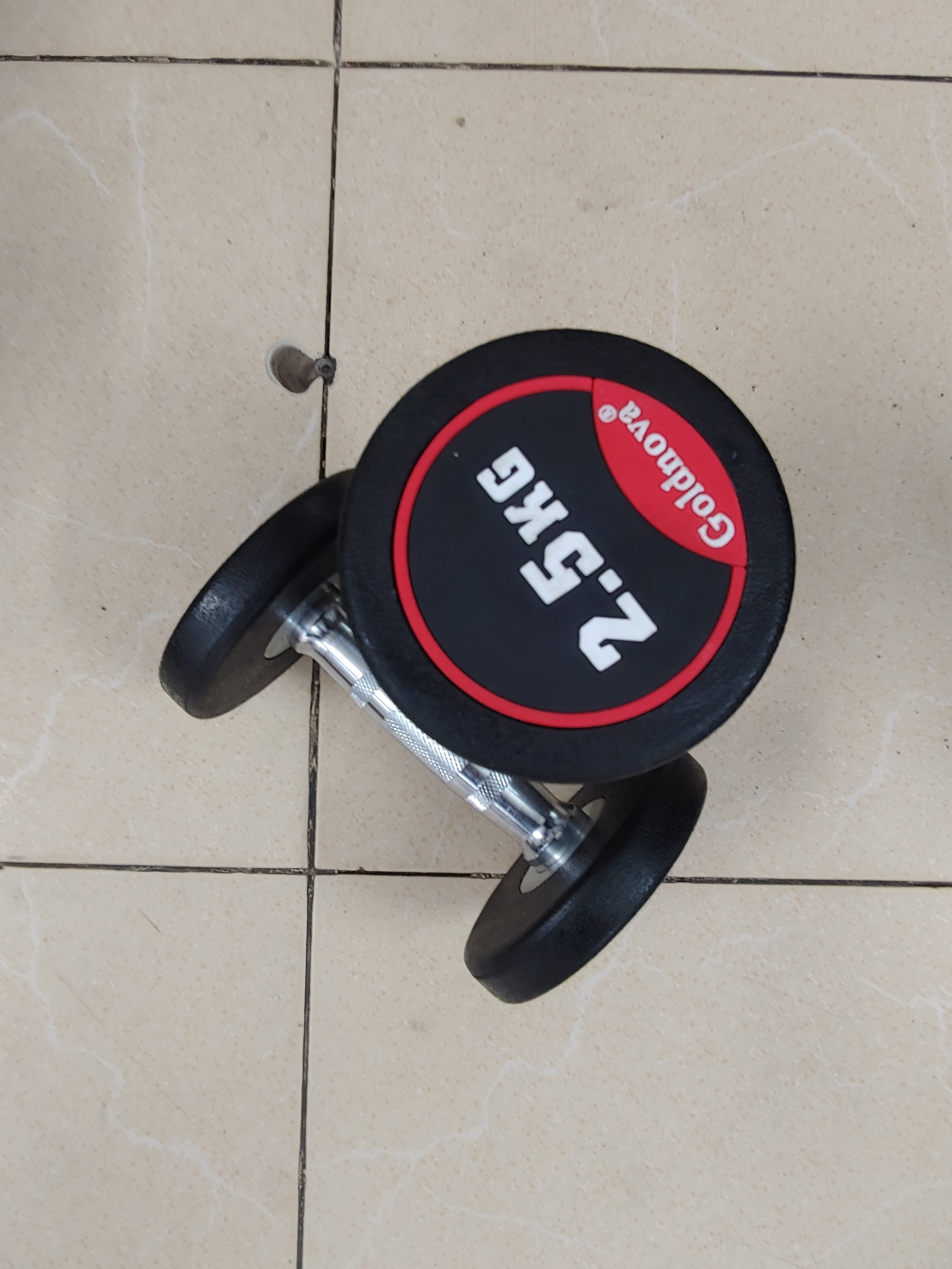Tạ tay bọc cao su Goldnova loại 5kg (Giá bán của 1 cặp tạ tay)