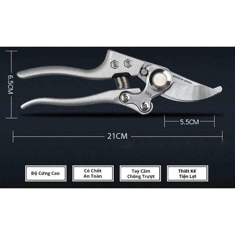 [HCM]Kéo cắt cành cây TOP hàng SK5 chuẩn Nhật