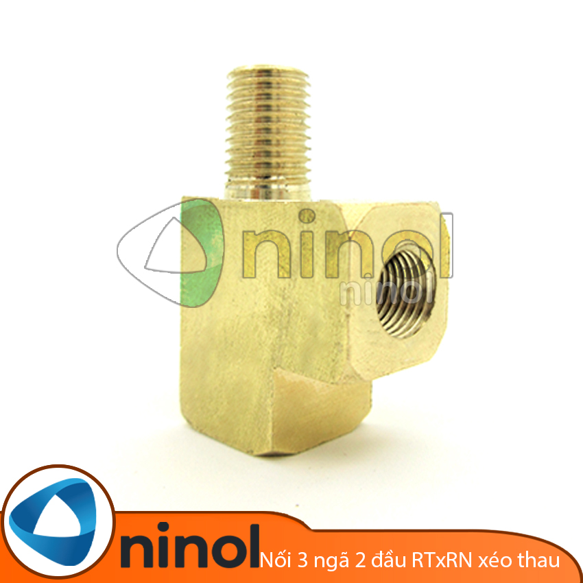 Nối 3 ngã 2 đầu ren trong x ren ngoài xéo thau