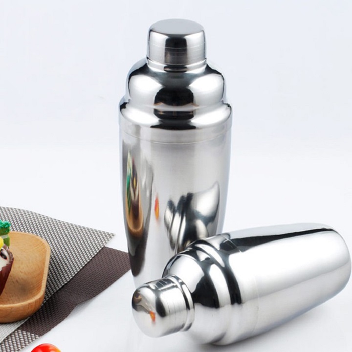 Bình lắc inox pha chế trà sữa và cocktail nhiều loại dung tích cao cấp