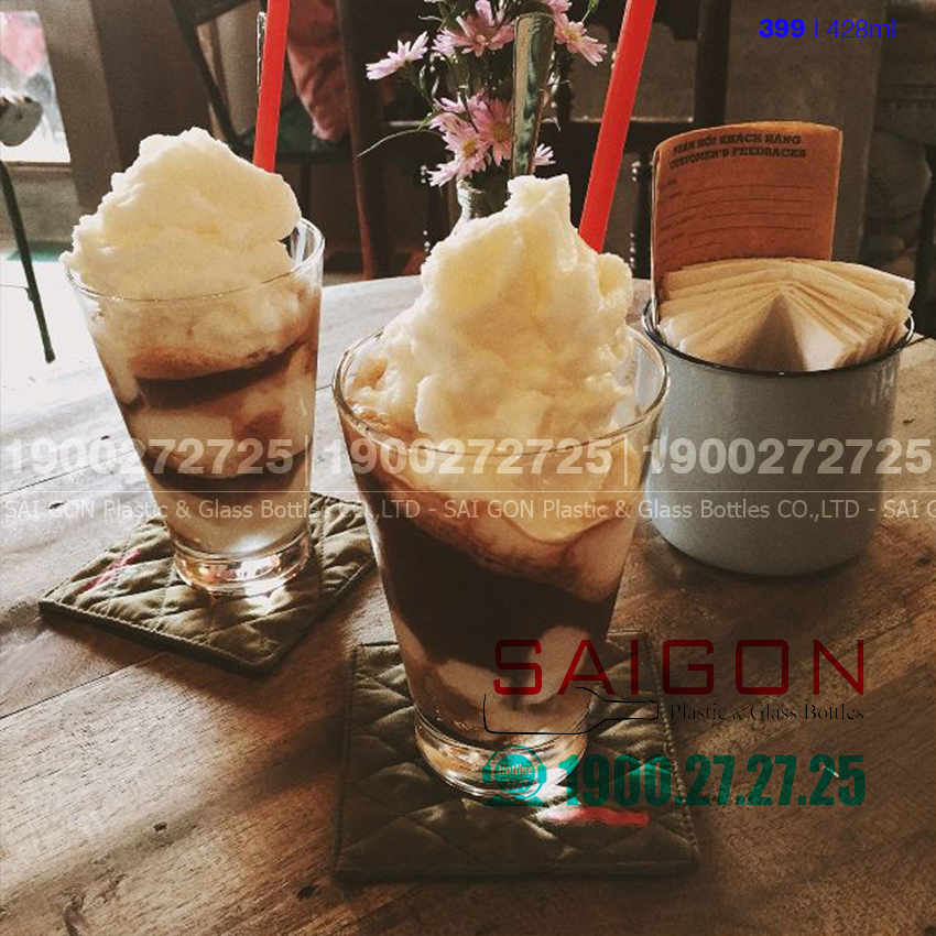 Ly Thủy Tinh Cao Cấp Union Studio 428ml | Nhập Khẩu Thái Lan