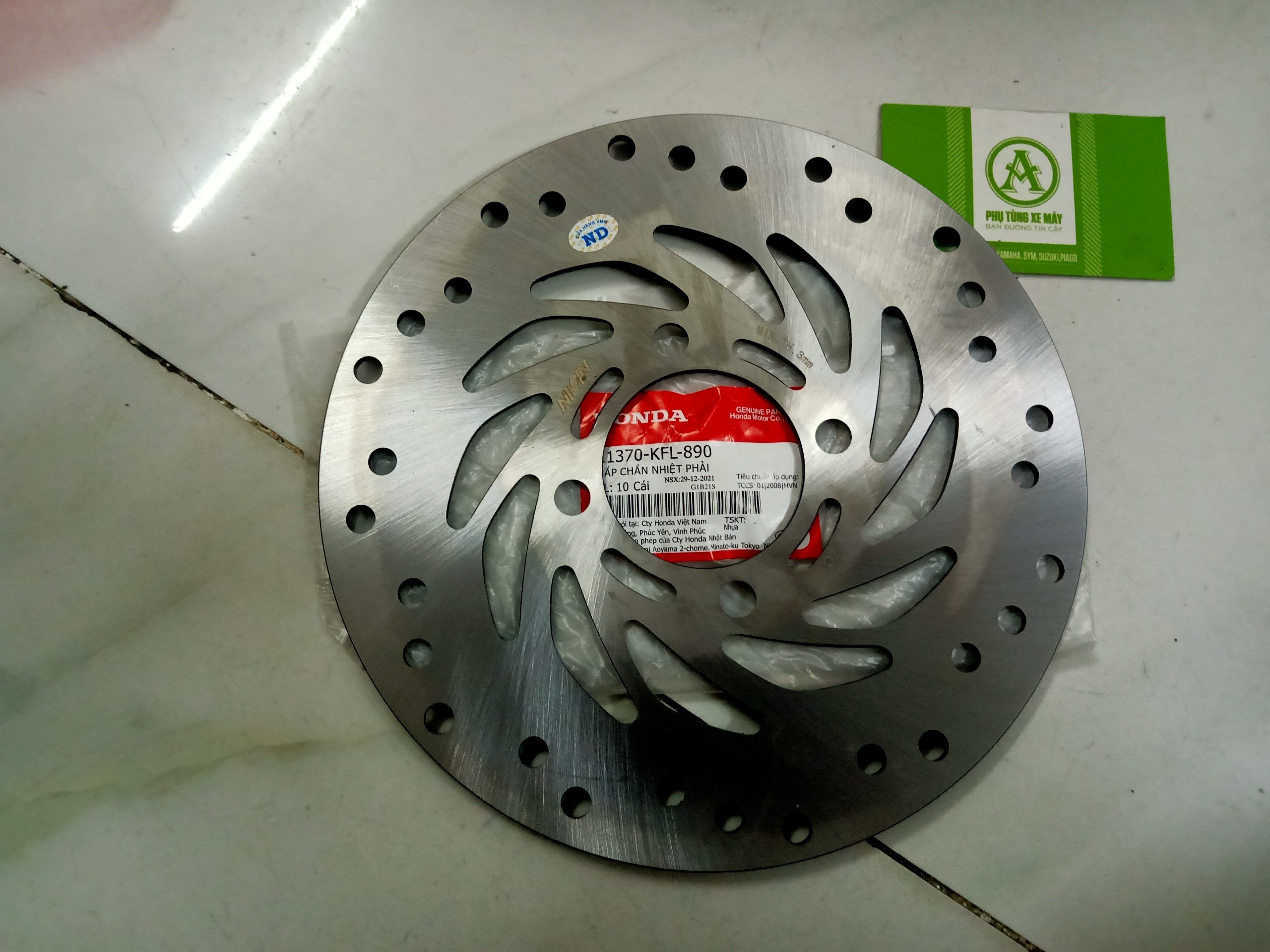Đĩa phanh dầu trước wave rsx , blade số ,wave s110