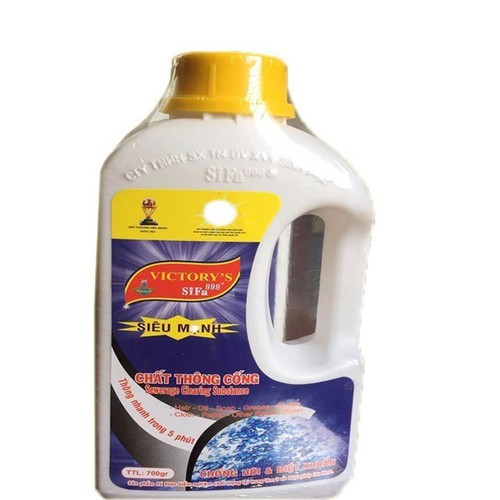 Chai thông cầu cống cực mạnh sifa 999 700ml, tẩy cầu cực mạnh sau 5 phút