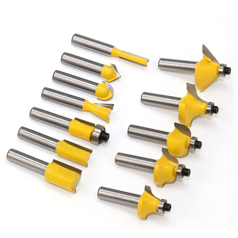 Bộ mũi dao phay gỗ cốt 6.35mm