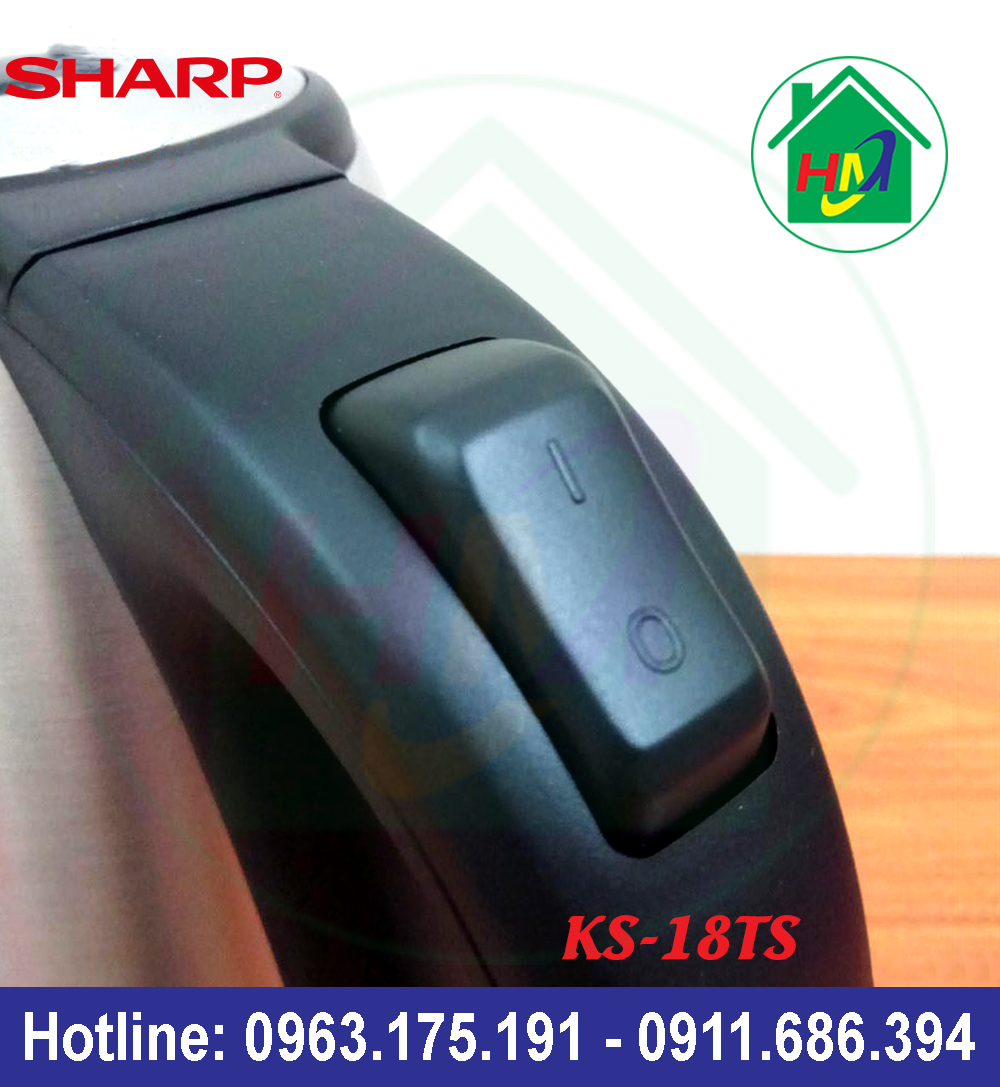 Ấm Siêu Tốc Sharp Thái Lan KS-18TS