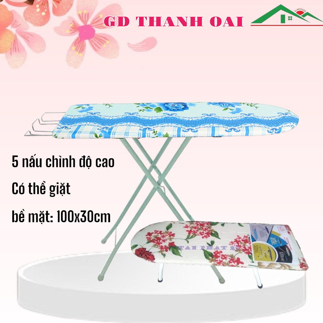 CẦU LÀ QUẦN ÁO GẤP GỌN (dạng đứng, hoặc ngồi 5 nấc điều chỉnh độ cao)