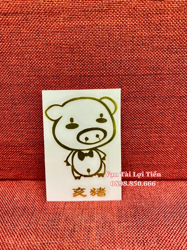 [HCM]Linh Phù Dán Điện Thoại 12 Con Giáp Hộ Mệnh Tuổi Hợi