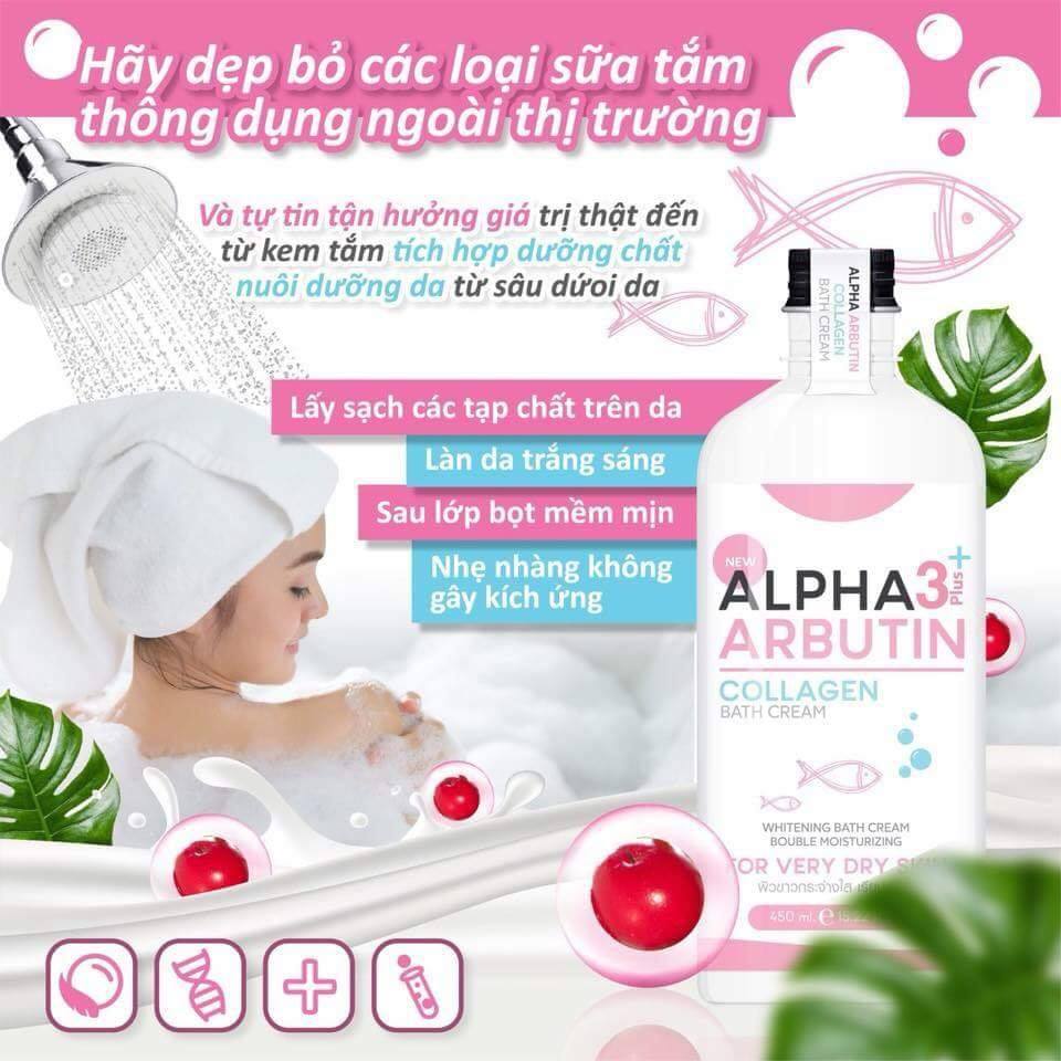 (350ml) 01 Chai Sữa Tắm Alpha Arbutin Thái Lan