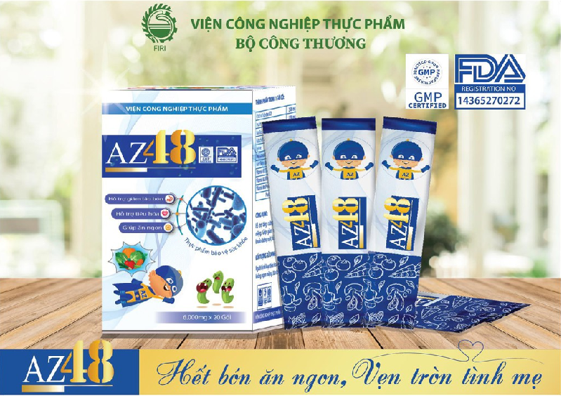Men AZ 48- Hỗ trợ cải thiện táo bón sau 48hHết bón ăn ngon.Bổ Sung chất