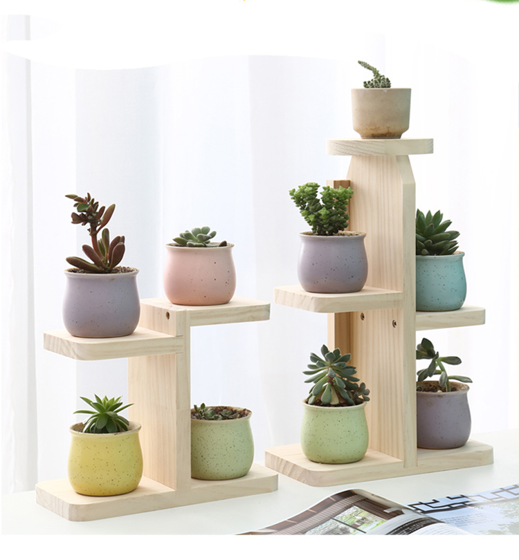 Kệ Decor Bàn Làm Việc APF Gỗ Thông