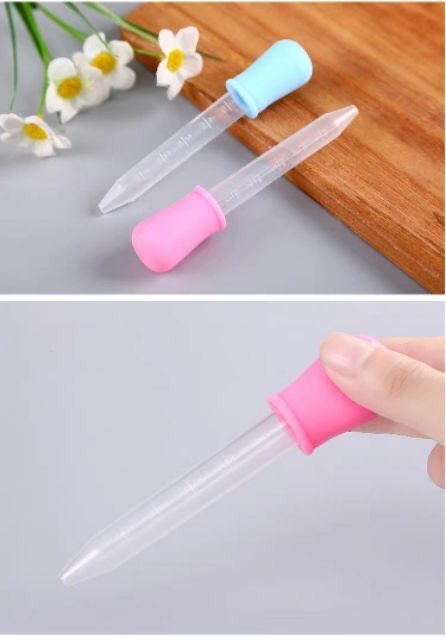 COMBO 2 ỐNG HÚT SỮA/BÓN THUỐC CHO BÉ CÓ VẠCH CHIA 5ML
