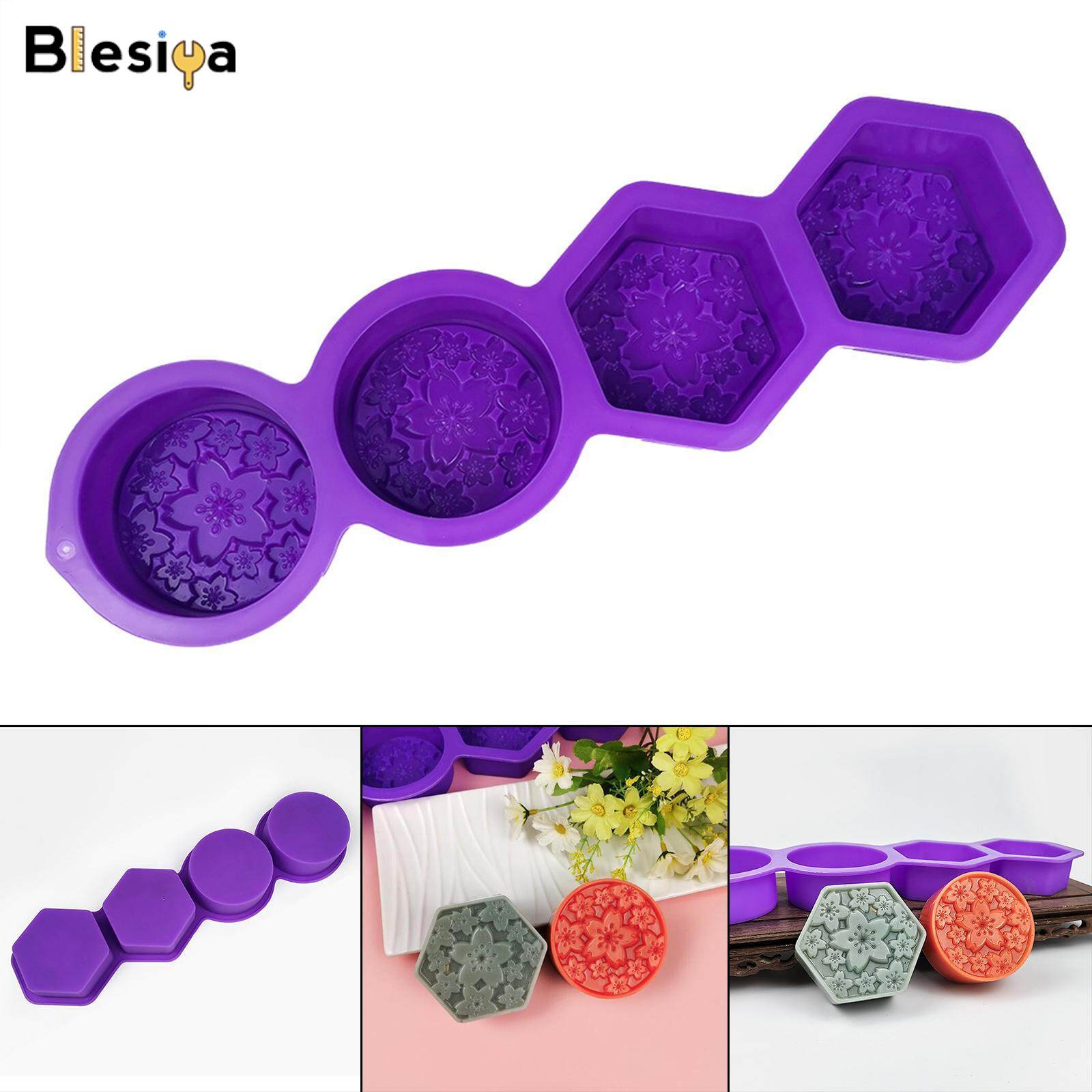 Blesiya Silicone Soap Molds Handmade Making Molds Baking DIY Mold For Baking Mould