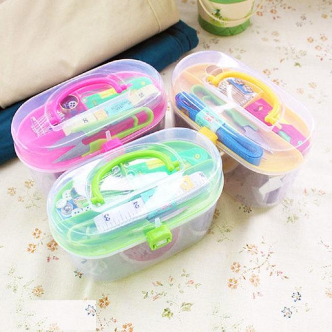 Hộp kim chỉ 8 cuộn đa năng, tiện ích