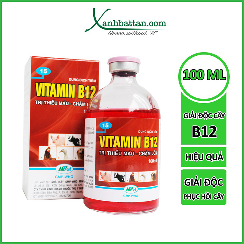 Chế Phẩm B12 Giải Độc Cho Cây Trồng 100ml