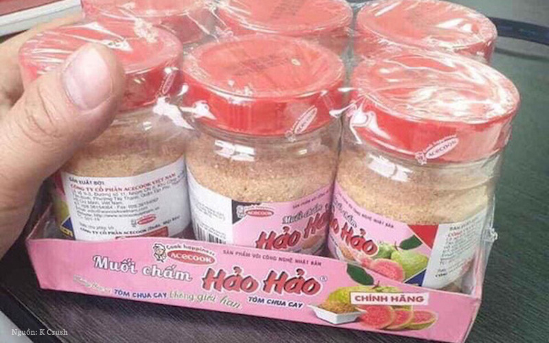 Muối Hảo Hảo Chấm Hoa quả, thức ăn Chính Hãng - hũ 120gr