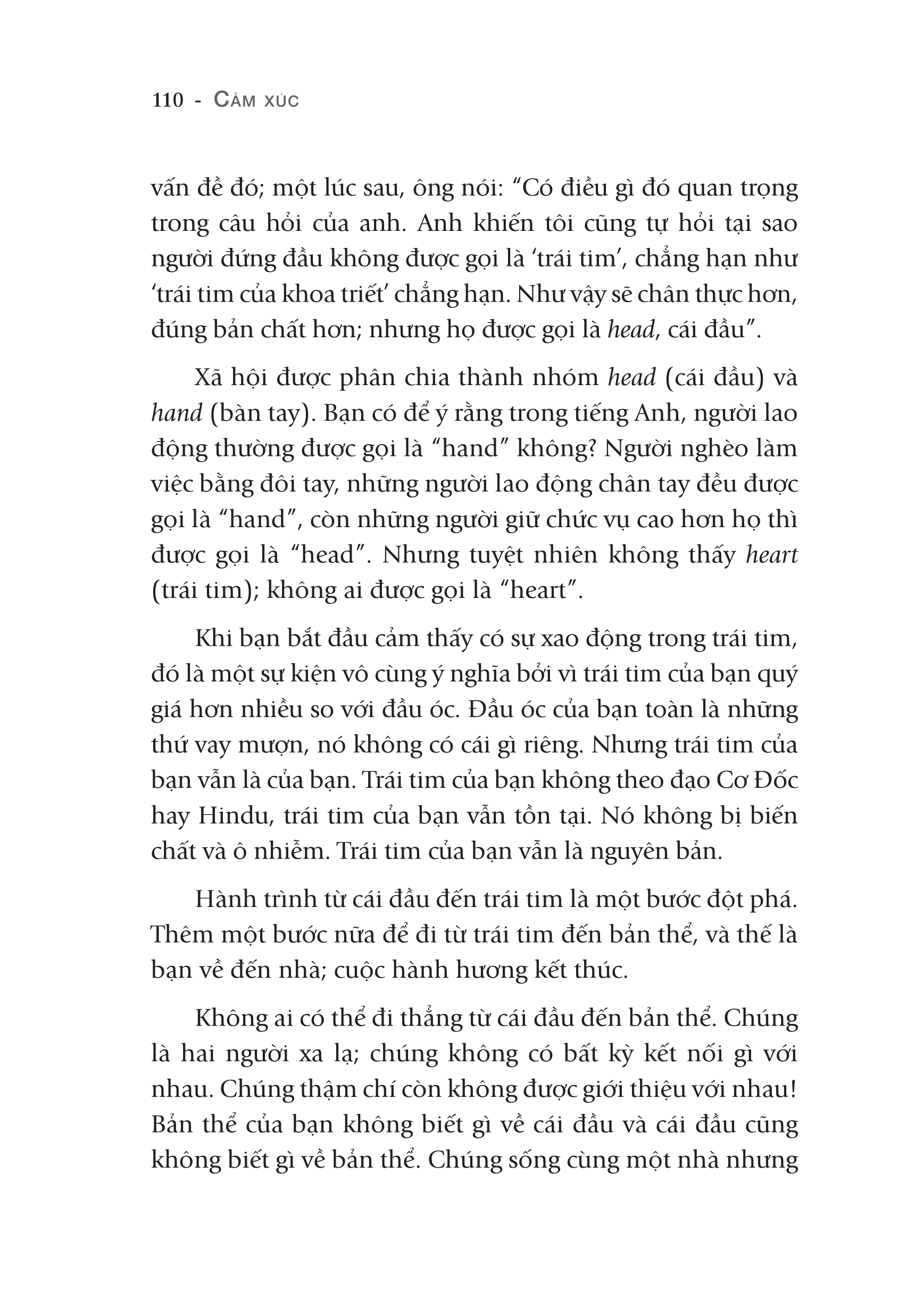 Sách - Osho - Cảm Xúc (Emotional Wellness) - FN