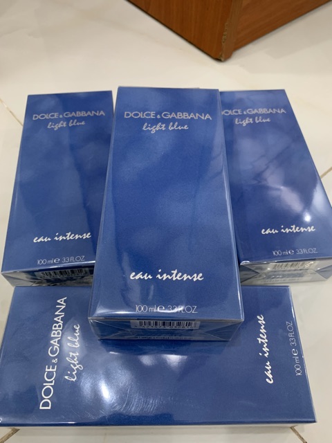 Nước hoa D&G light blue eau intense 100ml full seal