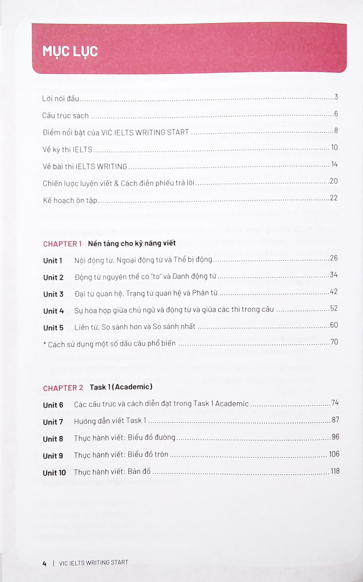 Sách - Vic Ielts Writing Start