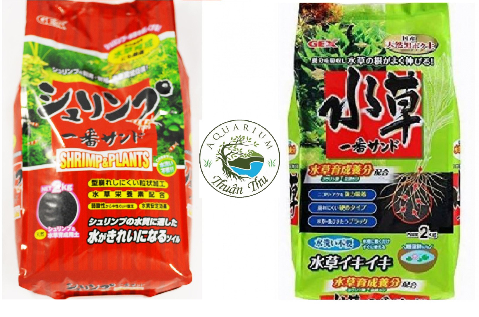 Phân nền thủy sinh Nhật Bản Gex xanh - Gex Đỏ